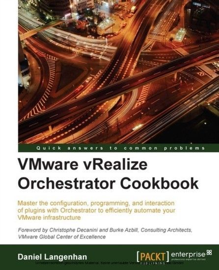 VMware vRealize Orchestrator Cookbook main product photo