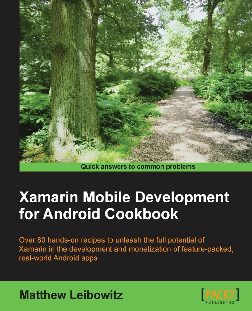 Xamarin Mobile Development for Android Cookbook main product photo