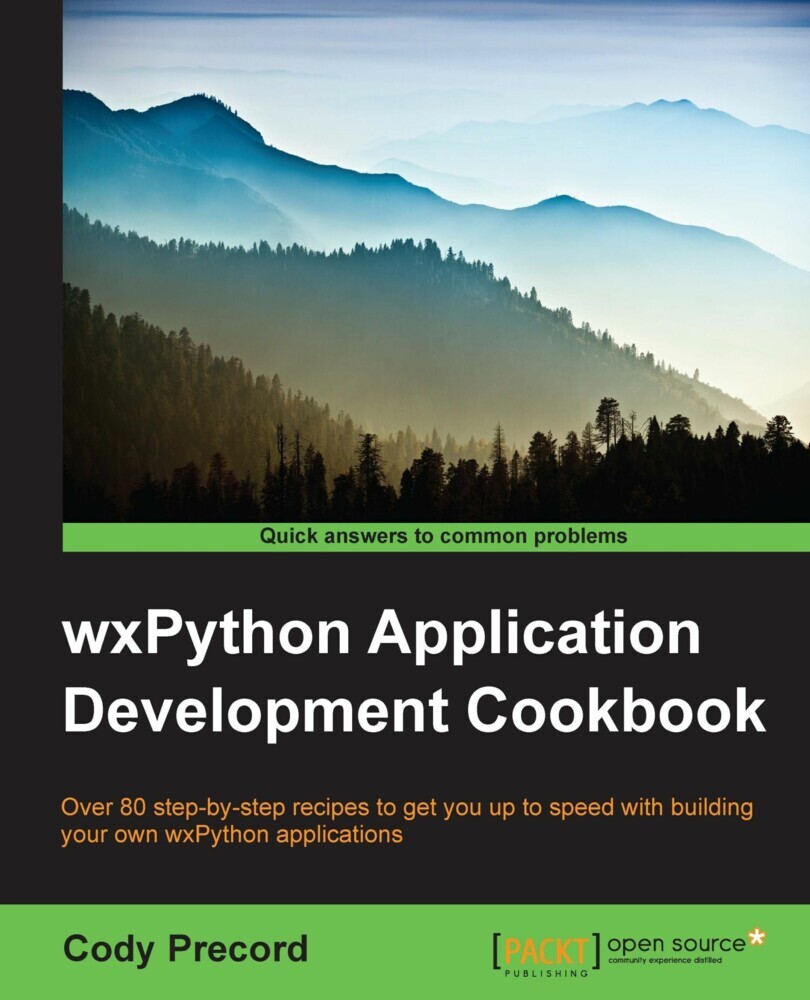 wxPython Application Development Cookbook main product photo
