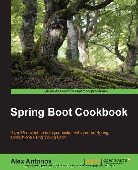 Spring Boot Cookbook main product photo