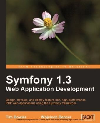 Symfony 1.3 Web Application Development