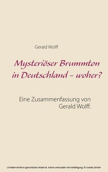 Mysteriöser Brummton in Deutschland - woher? main product photo