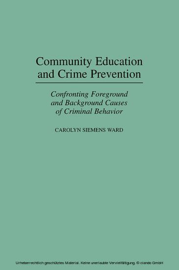 Community Education and Crime Prevention main product photo