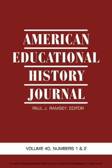 American Educational History Journal. Vol.40/1-2 main product photo