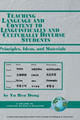 Teaching Language and Content to Linguistically and Culturally Diverse Students