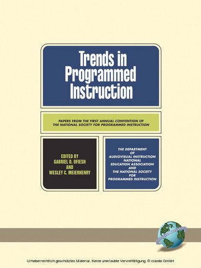 Trends in Programmed Instruction main product photo