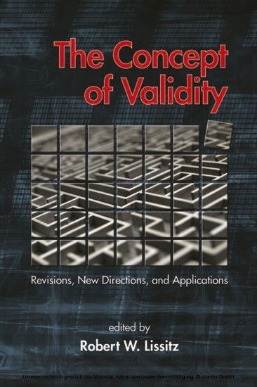 The Concept of Validity main product photo