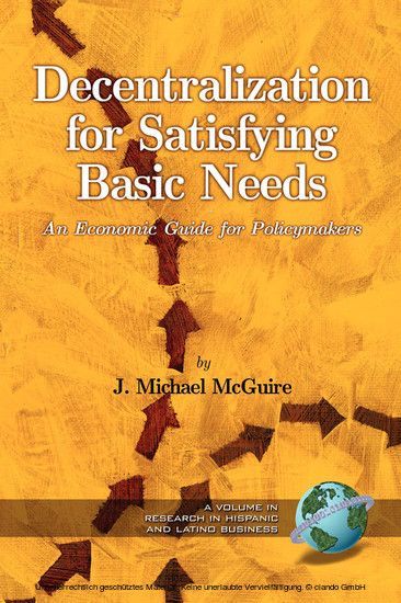 Decentralization for Satisfying Basic Needs - 1st Edition main product photo
