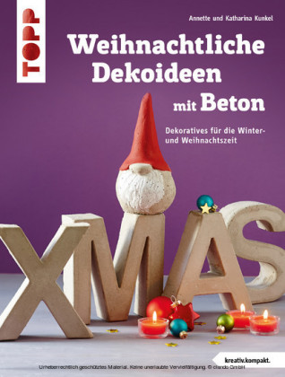 Weihnachtliche Dekoideen mit Beton