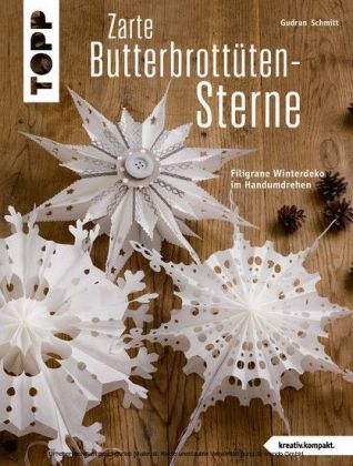 Zarte Butterbrottütensterne