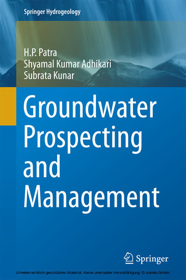 Groundwater Prospecting and Management main product photo
