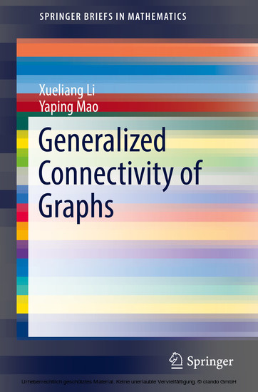 Generalized Connectivity of Graphs main product photo