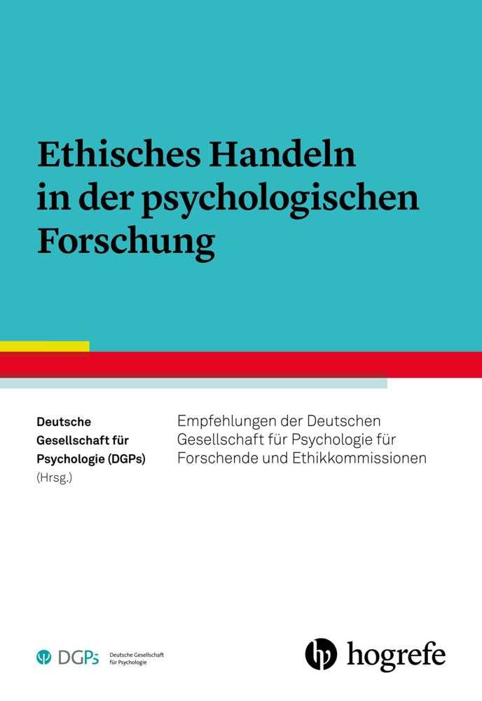 Ethisches Handeln in der psychologischen Forschung main product photo