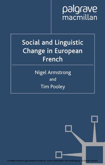 Social and Linguistic Change in European French main product photo