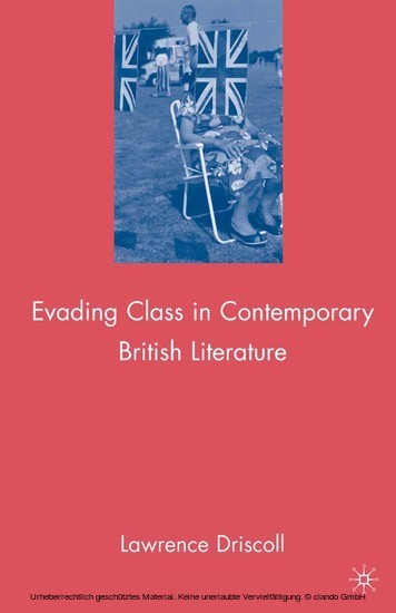 Evading Class in Contemporary British Literature main product photo