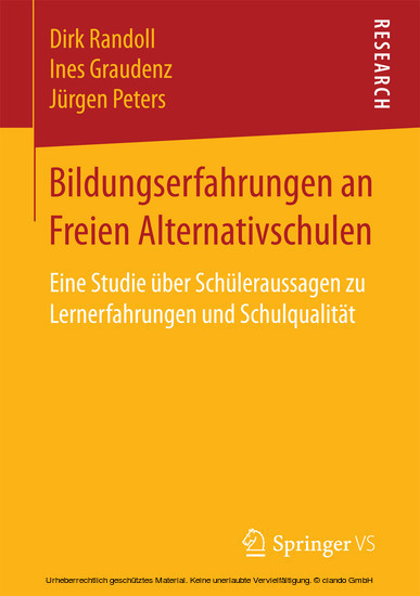 Bildungserfahrungen an Freien Alternativschulen main product photo