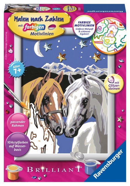 Ravensburger Malen nach Zahlen 28024 - Pferdeliebe - Kinder ab 7 Jahren main product photo