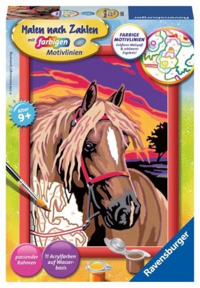 Ravensburger Malen nach Zahlen 28028 - Pferdetraum - Kinder ab 9 Jahren