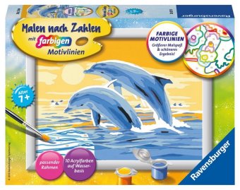 Ravensburger Malen nach Zahlen 28017 - Freunde des Meeres - Kinder ab 7 Jahren