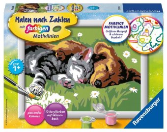Ravensburger Malen nach Zahlen 28015 - Tiefer Schlaf - Kinder ab 7 Jahren