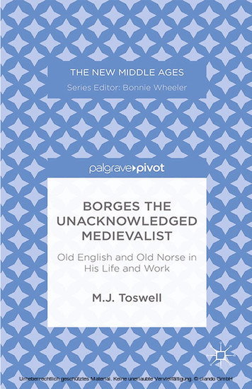 Borges the Unacknowledged Medievalist main product photo