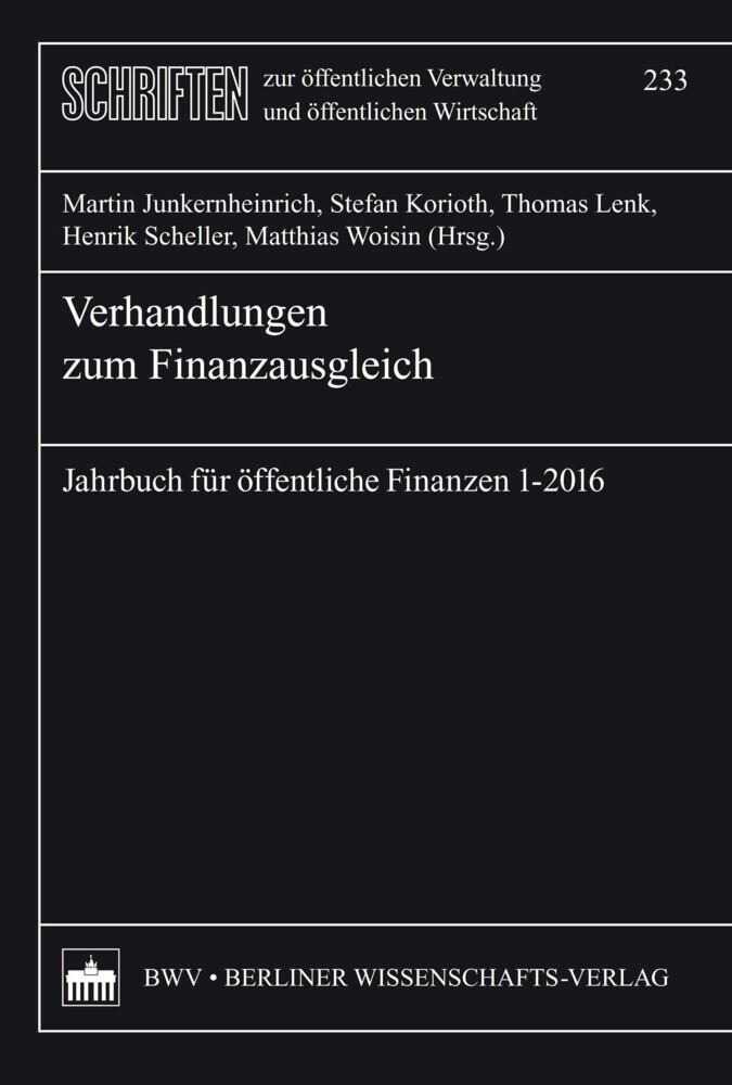 Verhandlungen zum Finanzausgleich main product photo