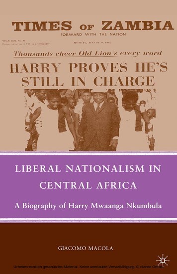 Liberal Nationalism in Central Africa main product photo