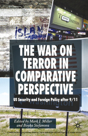 The War on Terror in Comparative Perspective main product photo