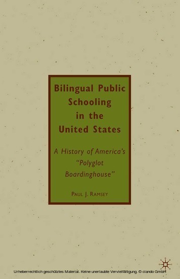 Bilingual Public Schooling in the United States main product photo