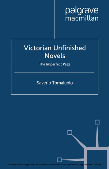 Victorian Unfinished Novels main product photo