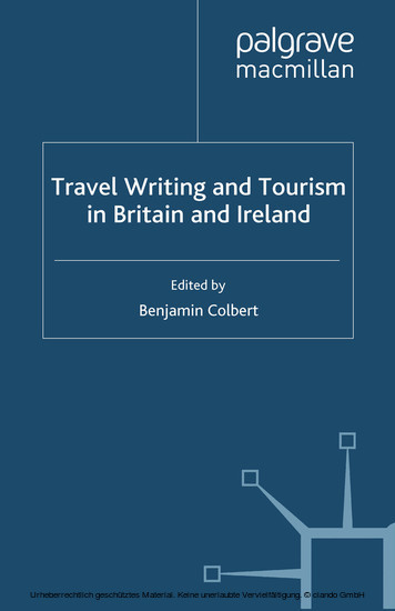 Travel Writing and Tourism in Britain and Ireland main product photo