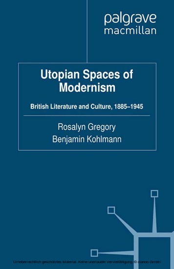 Utopian Spaces of Modernism main product photo