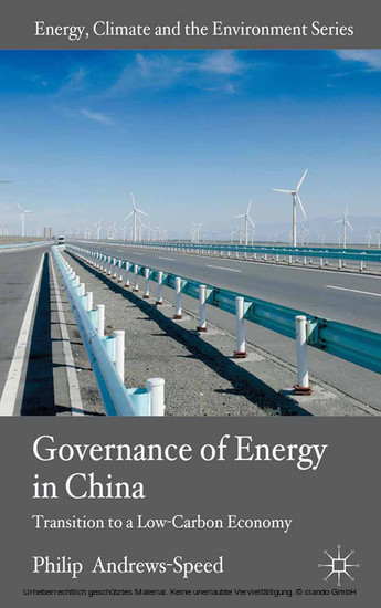 The Governance of Energy in China main product photo