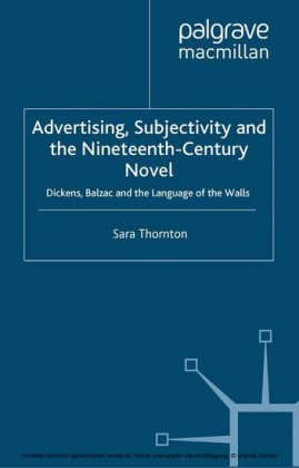 Advertising, Subjectivity and the Nineteenth-Century Novel