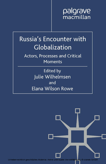 Russia's Encounter with Globalisation main product photo