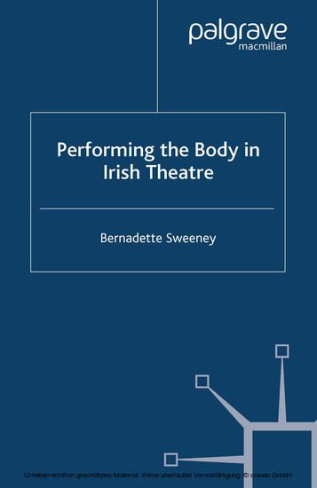 Performing the Body in Irish Theatre main product photo