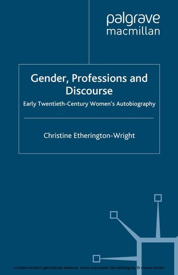 Gender, Professions and Discourse main product photo