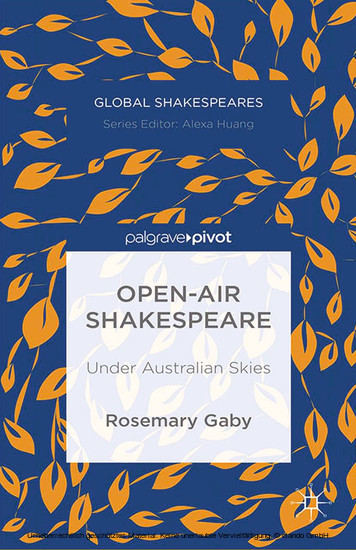 Open-Air Shakespeare main product photo