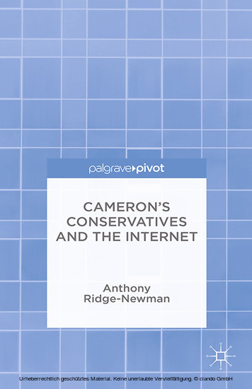 Cameron's Conservatives and the Internet main product photo