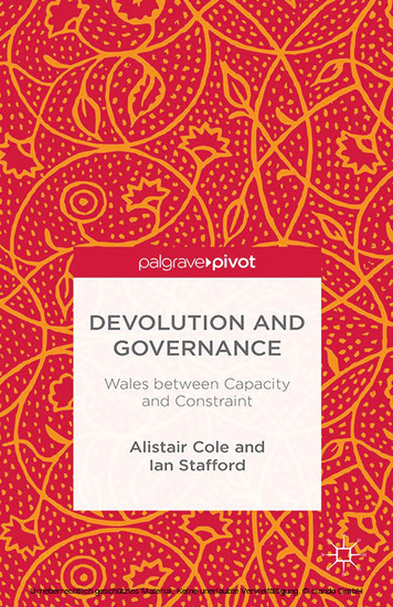 Devolution and Governance main product photo