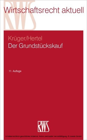 Der Grundstückskauf main product photo
