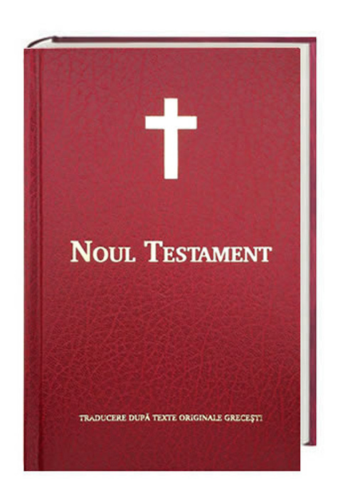 Neues Testament Rumänisch - Noul Testament, Traditionelle interkonfessionelle Übersetzung, Kunstleder rot main product photo
