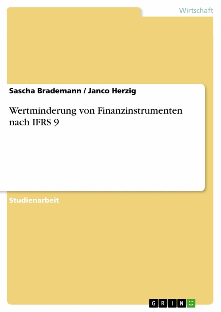 Wertminderung von Finanzinstrumenten nach IFRS 9 main product photo
