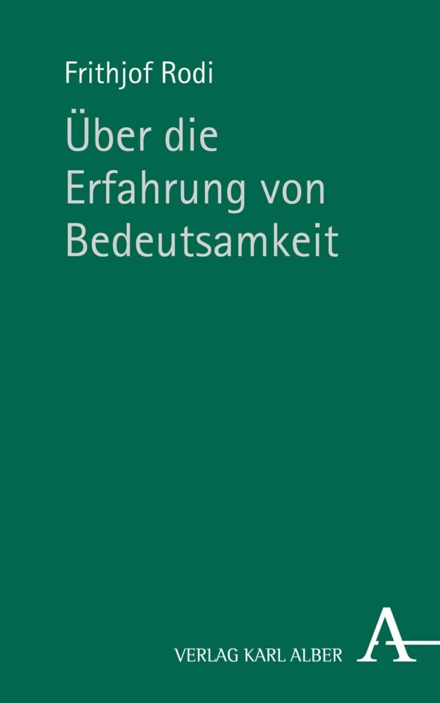 Über die Erfahrung von Bedeutsamkeit main product photo