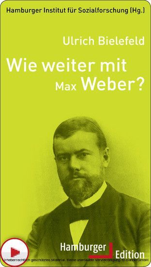 Wie weiter mit Max Weber? main product photo