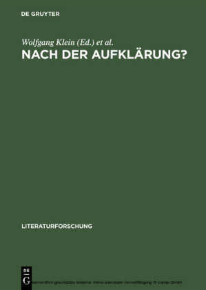 Nach der Aufklärung?