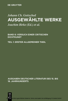 Erster allgemeiner Theil