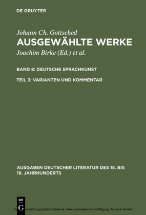 Varianten und Kommentar