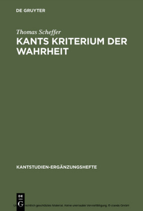 Kants Kriterium der Wahrheit