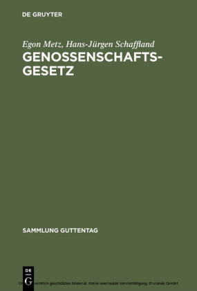 Genossenschaftsgesetz